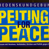 Gemeinsam mit Vereinen, Verbänden, Kirchen und Politik gegen Krieg!
