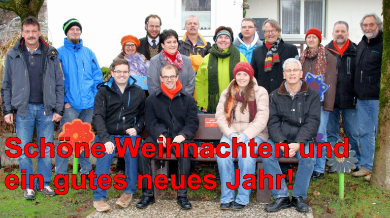 Schöne Weihnachten und ein gutes neues Jahr!